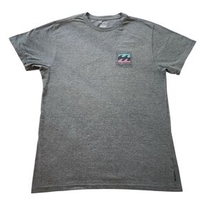 Billabong Gray Wave Graphic Tee